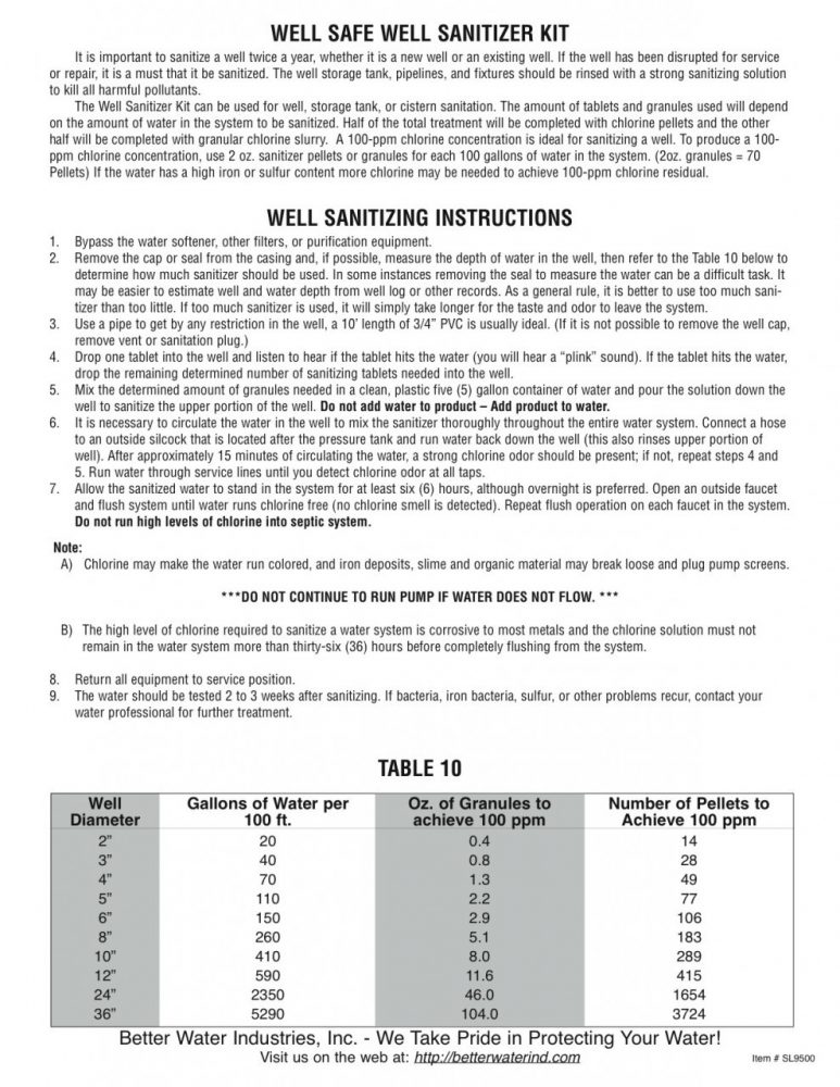How To Shock A Well In Easy Steps RO System Reviews How to shock a well in easy steps ro system reviews
